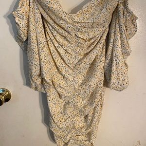 Floral off the shoulder dress